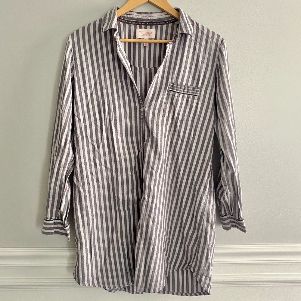 Victoria’s Secret Night Gown Button Up
